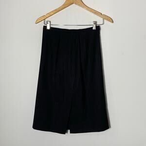 Womens Vintage Burberry’s Pencil Skirt, Gray, Wool, Size 4, EUC!